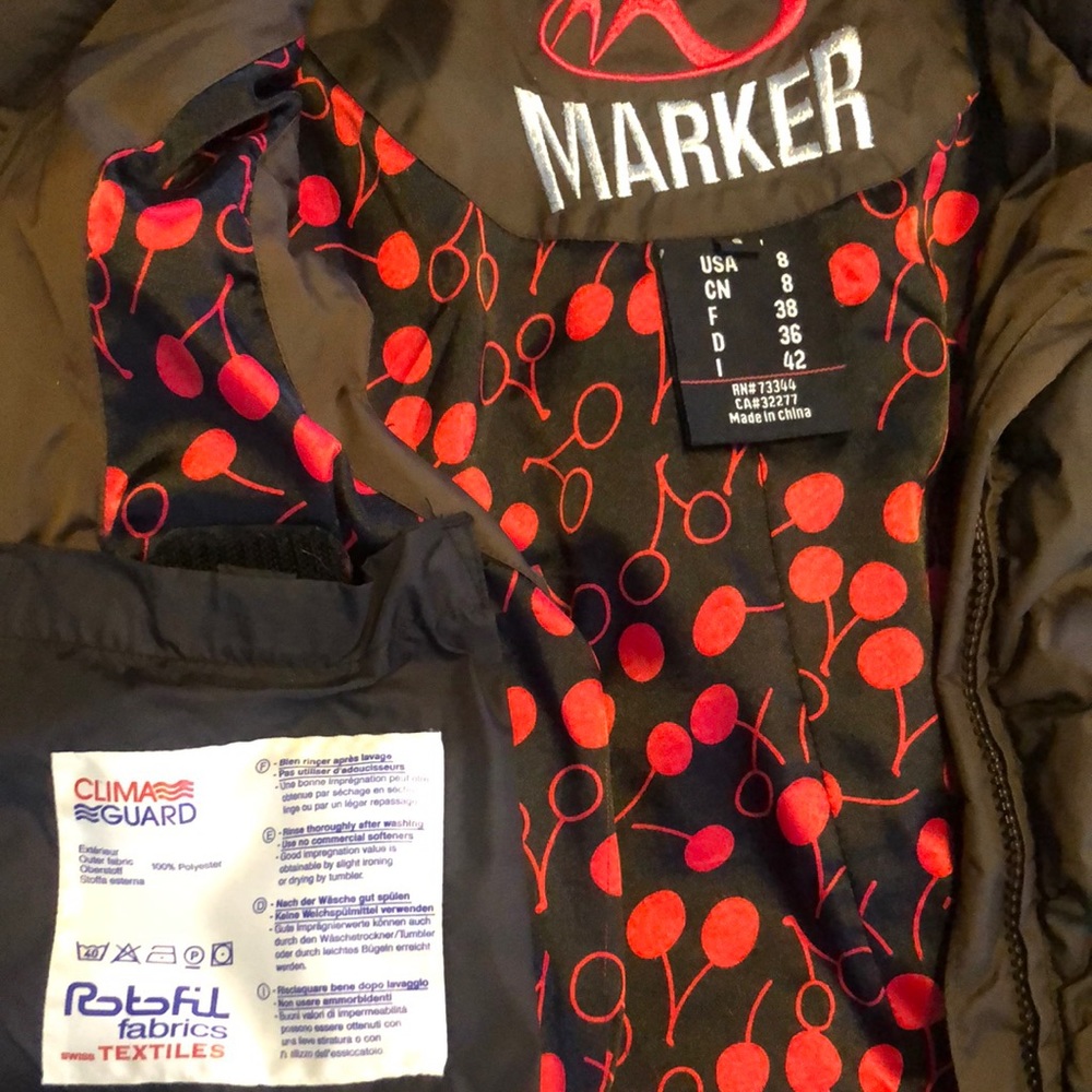 Brown Marker puffer vest
